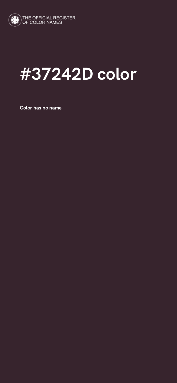 #37242D color image