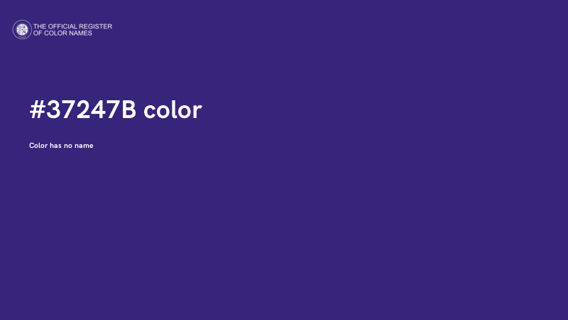 #37247B color image