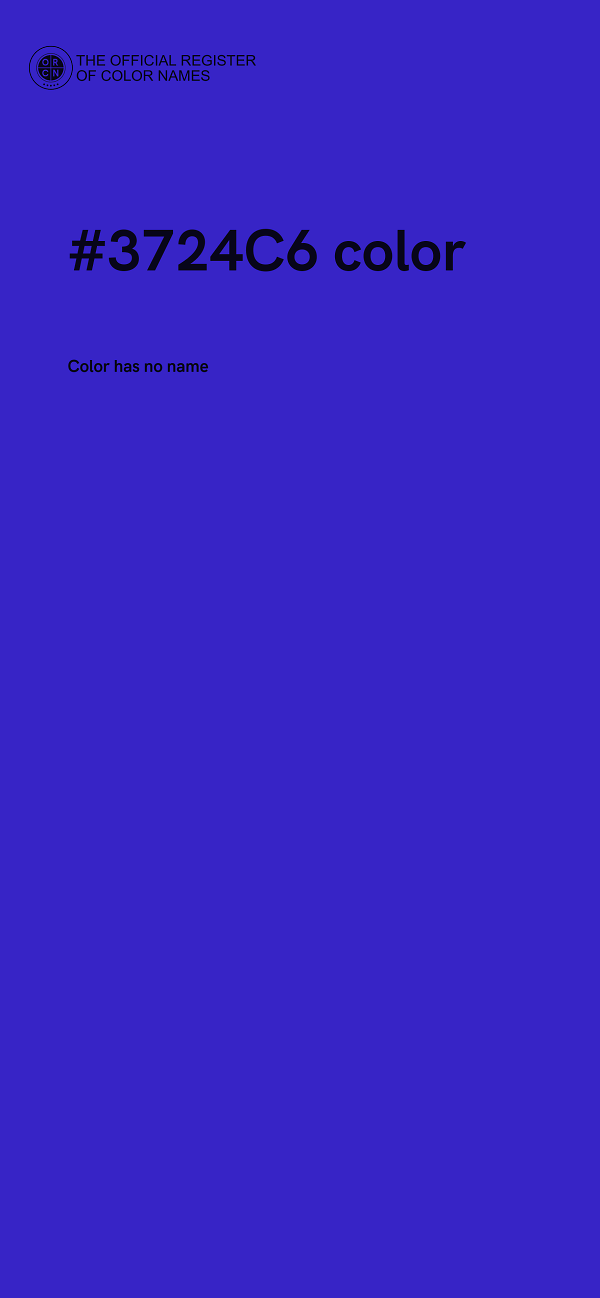 #3724C6 color image