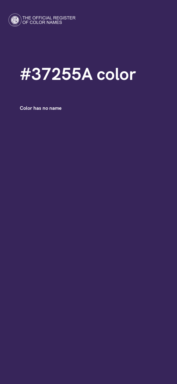 #37255A color image