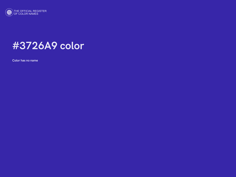 #3726A9 color image