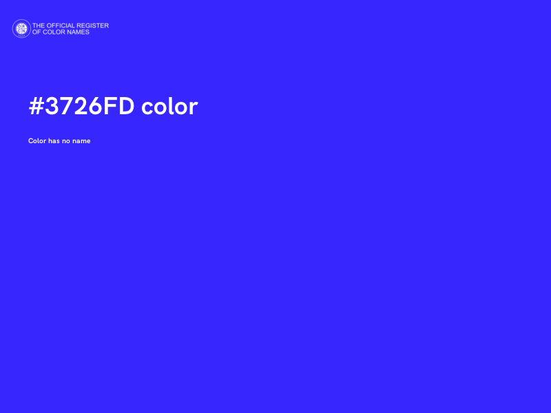 #3726FD color image