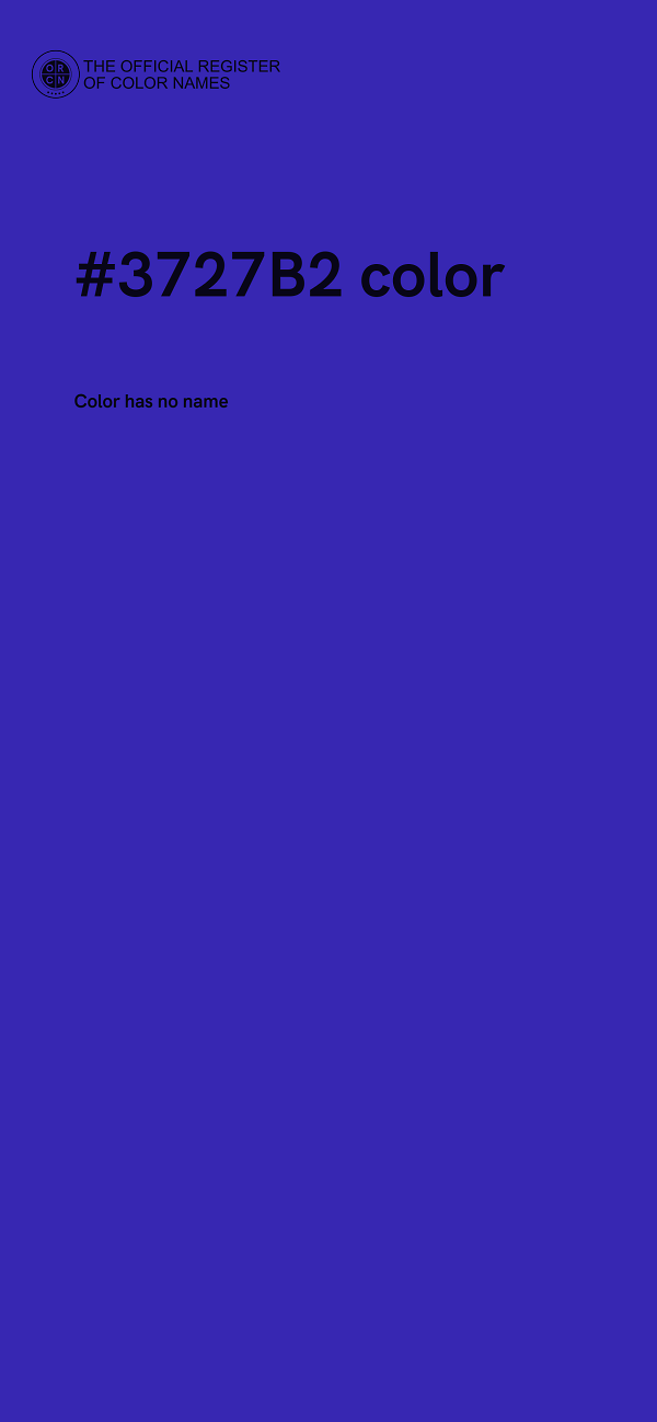 #3727B2 color image