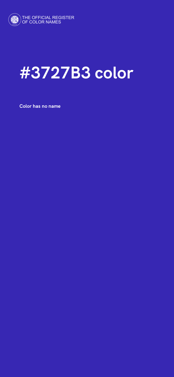 #3727B3 color image