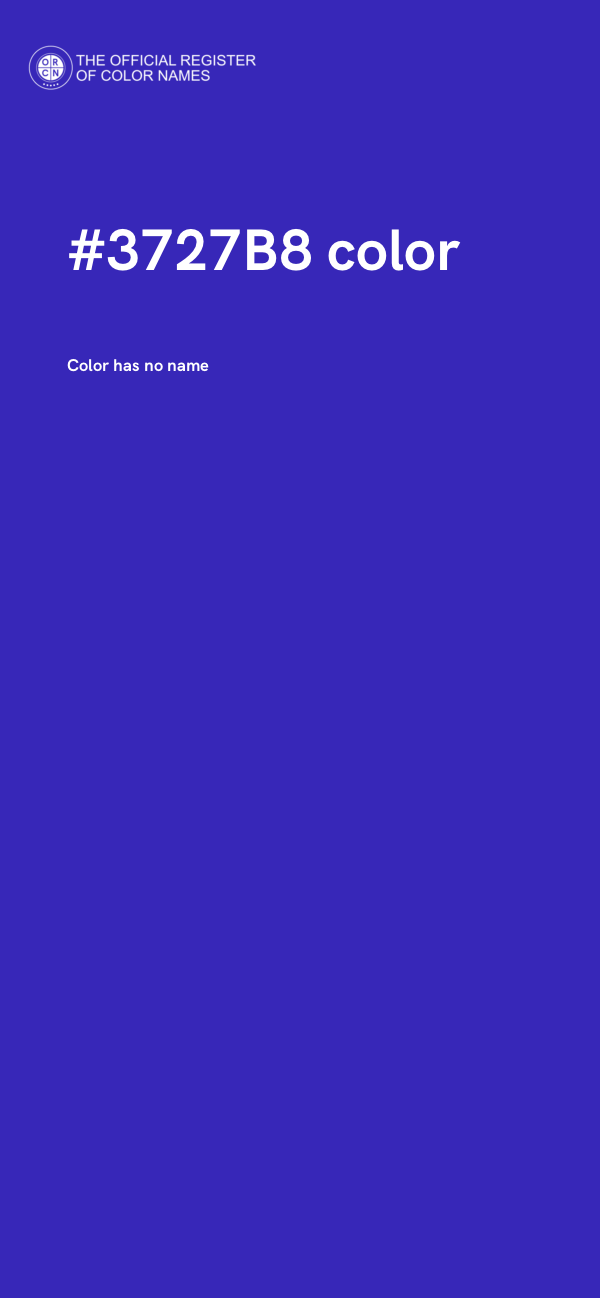 #3727B8 color image