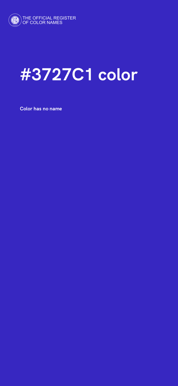 #3727C1 color image