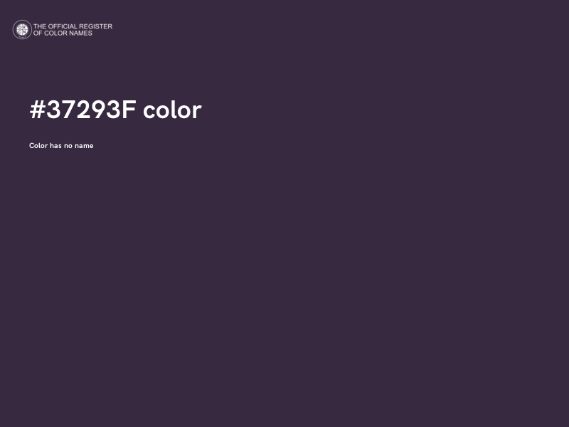 #37293F color image