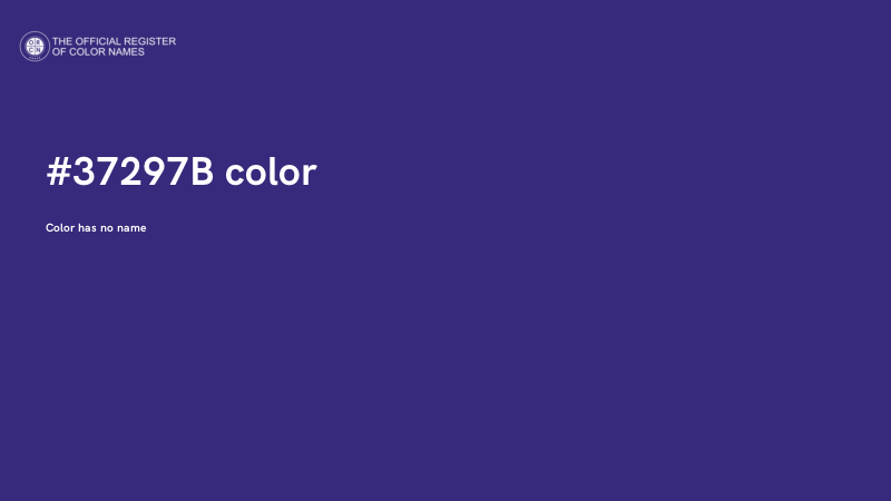 #37297B color image
