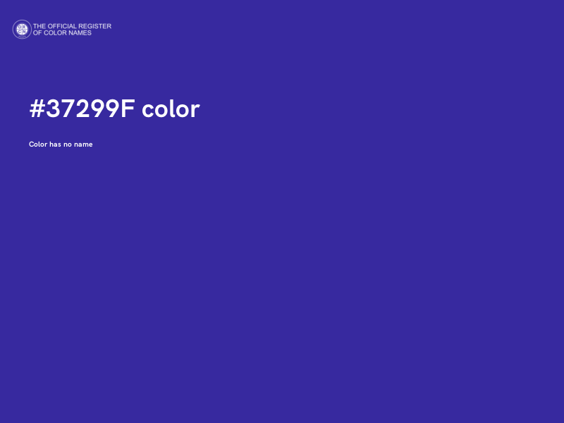 #37299F color image