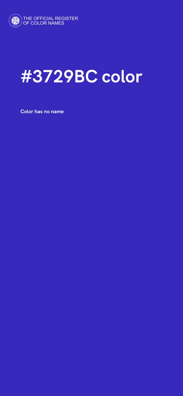 #3729BC color image