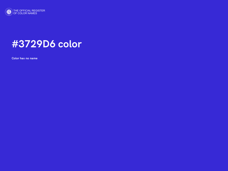 #3729D6 color image