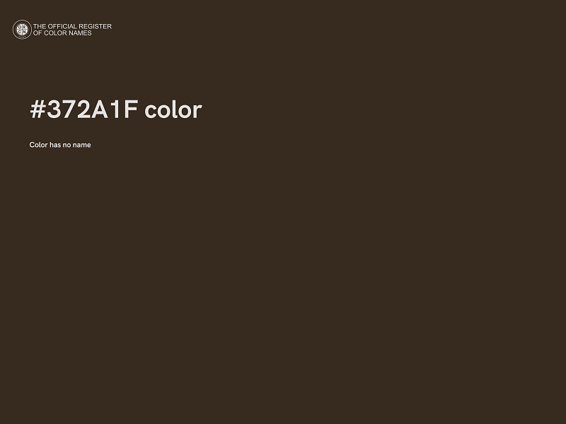 #372A1F color image