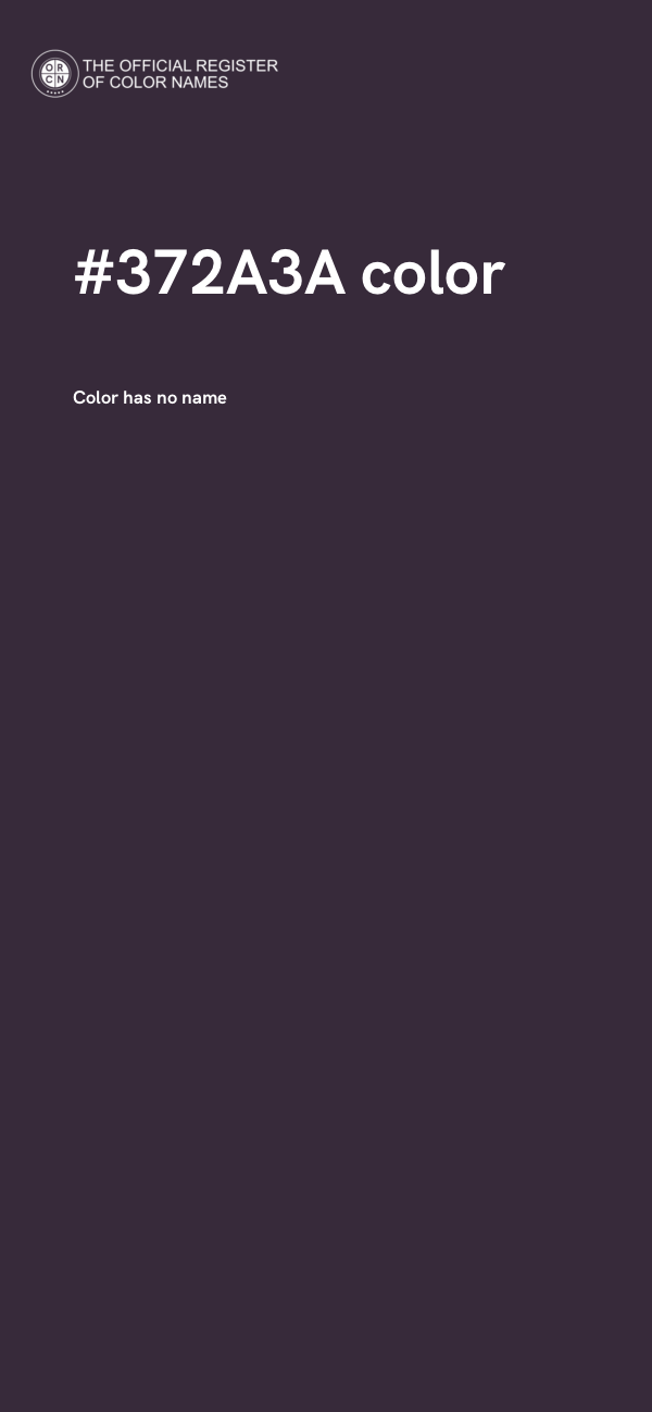 #372A3A color image