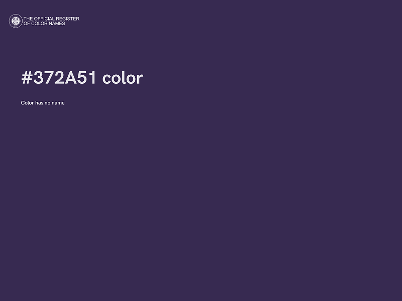 #372A51 color image