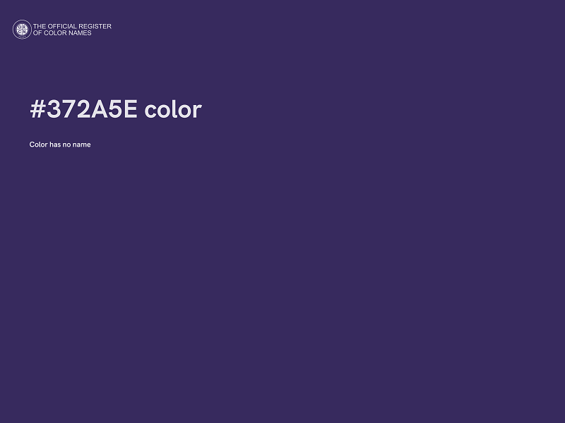 #372A5E color image