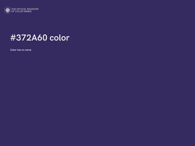 #372A60 color image