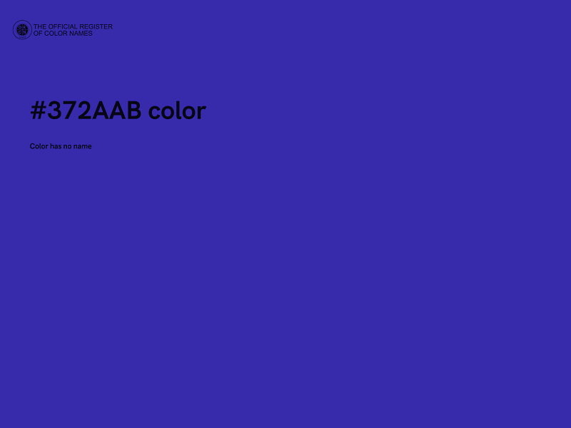 #372AAB color image
