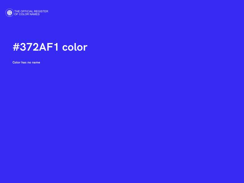 #372AF1 color image