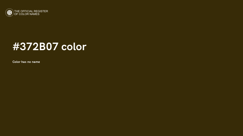 #372B07 color image