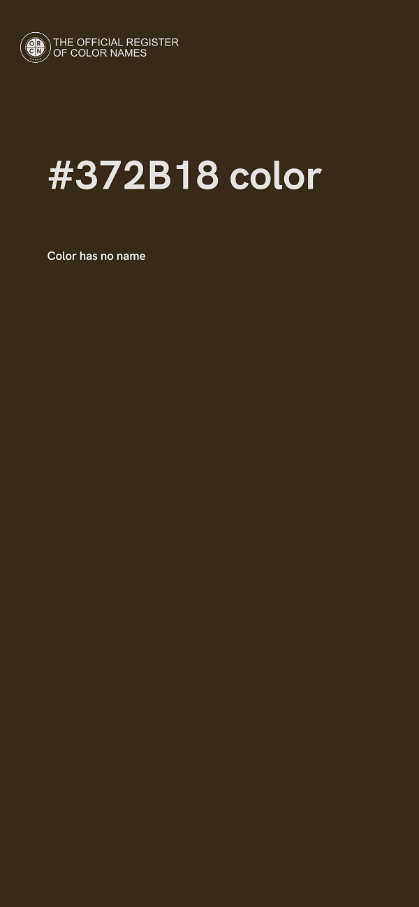 #372B18 color image