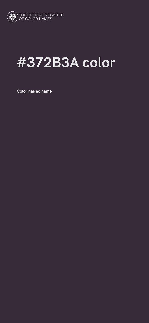 #372B3A color image