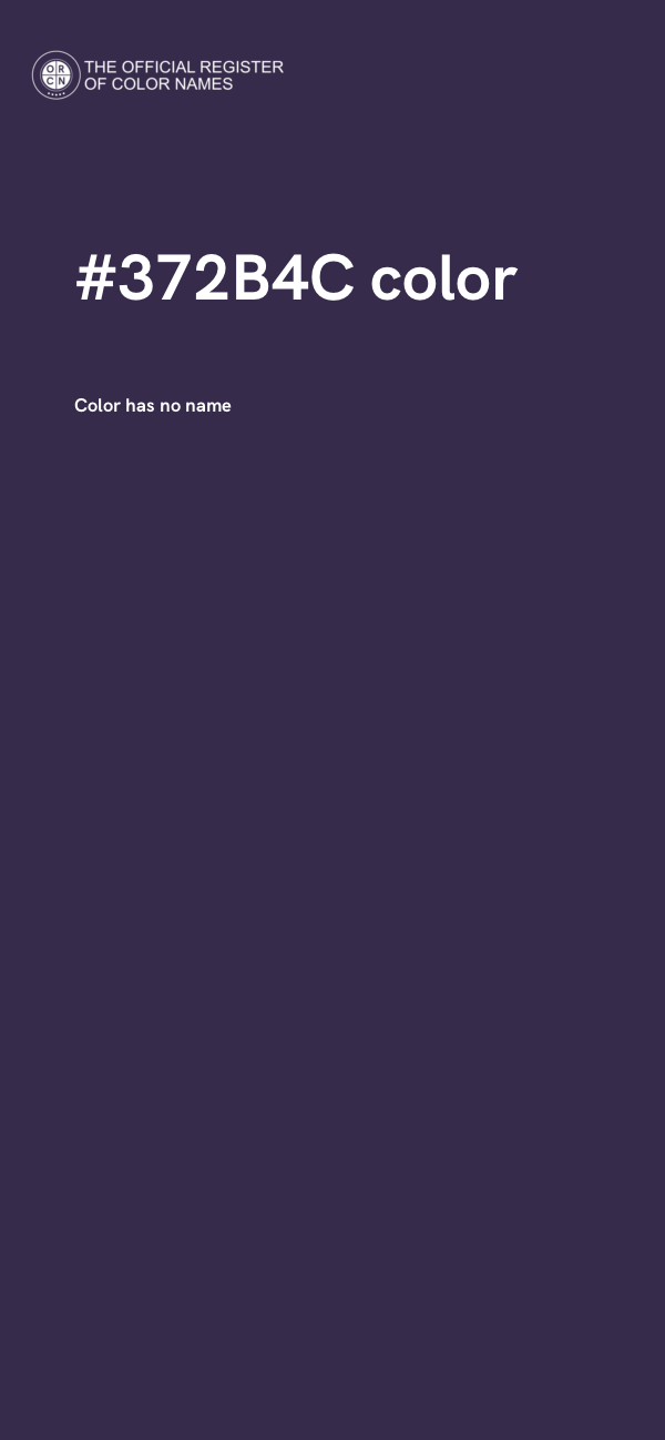 #372B4C color image