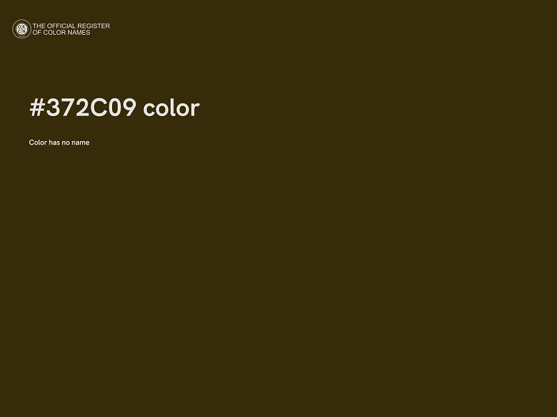 #372C09 color image
