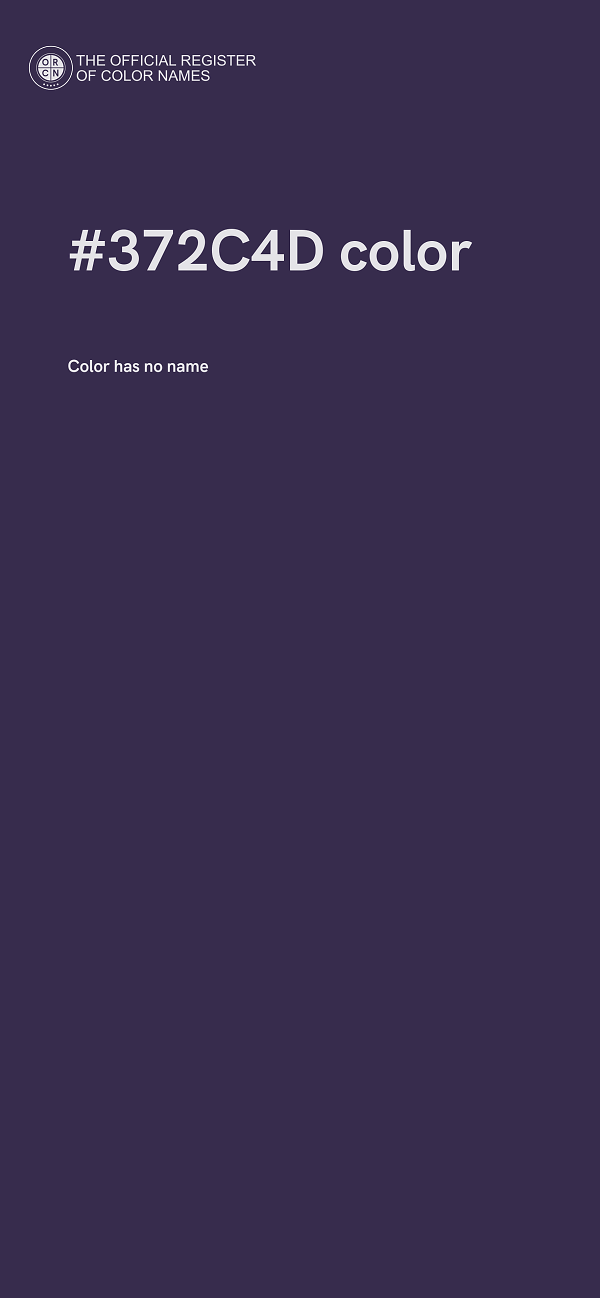 #372C4D color image