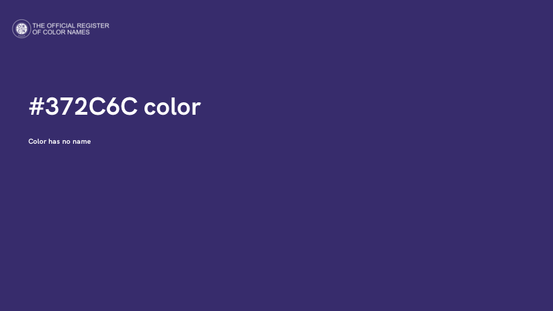 #372C6C color image