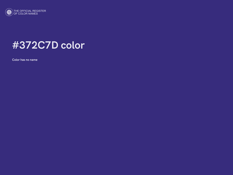 #372C7D color image