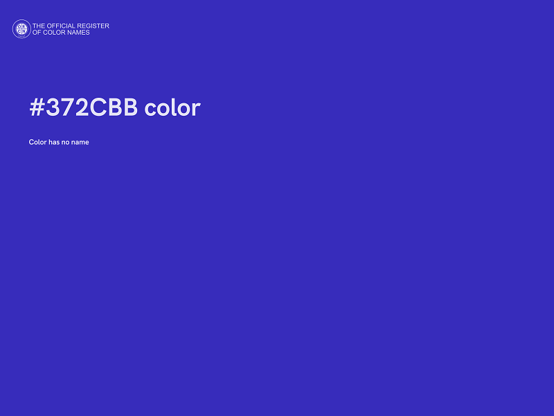 #372CBB color image