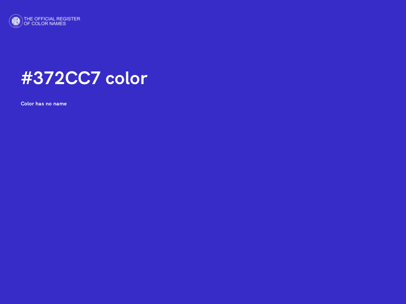 #372CC7 color image