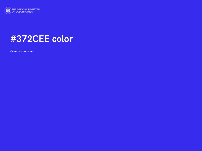 #372CEE color image
