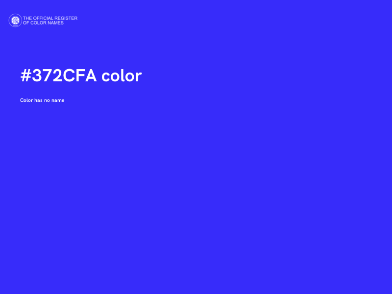 #372CFA color image