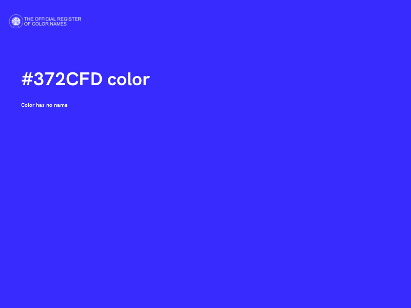 #372CFD color image
