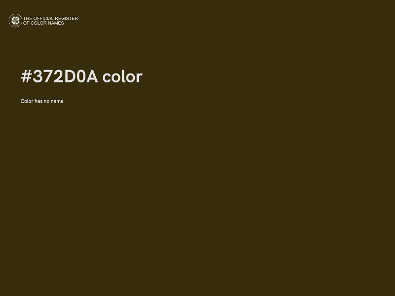 #372D0A color image