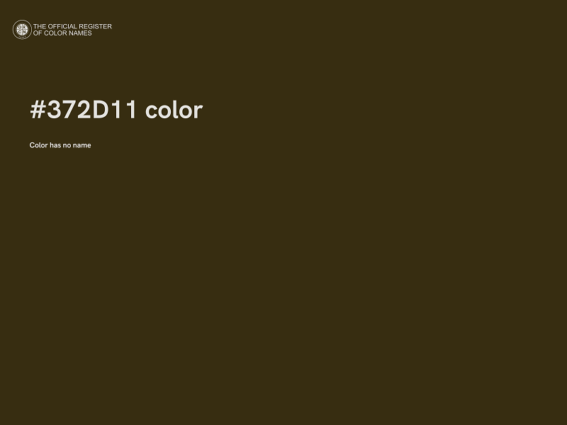 #372D11 color image