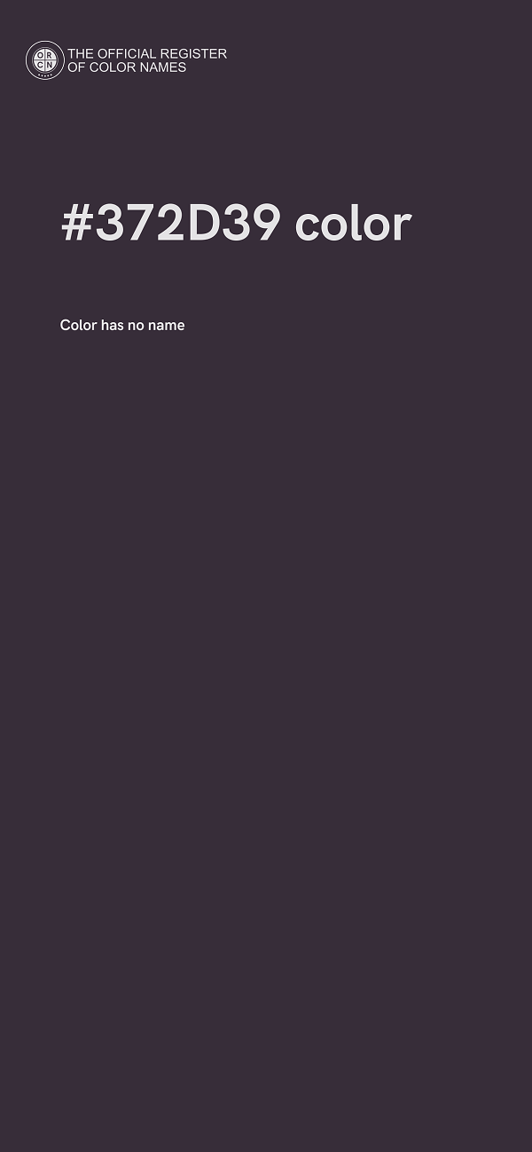 #372D39 color image