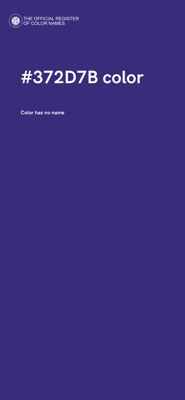 #372D7B color image