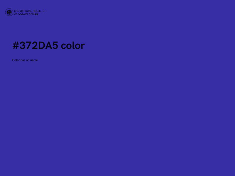 #372DA5 color image