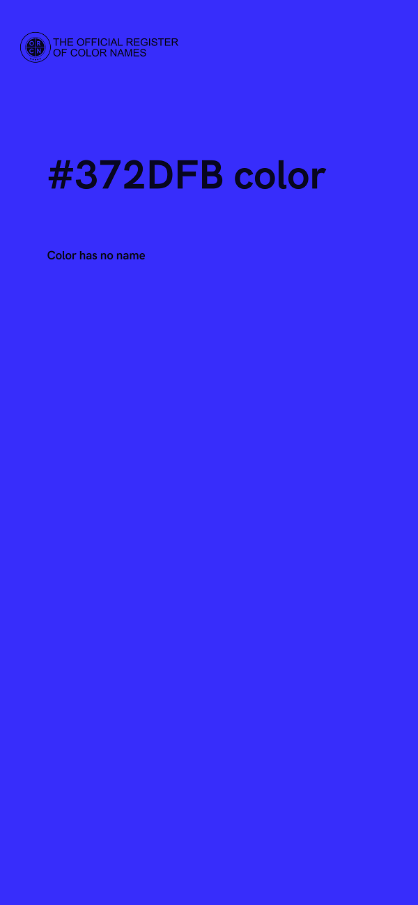 #372DFB color image