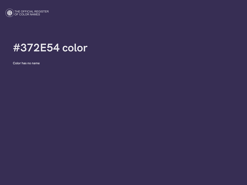 #372E54 color image