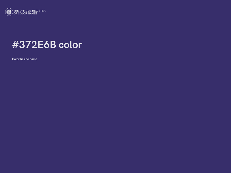 #372E6B color image