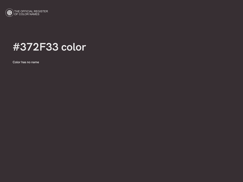 #372F33 color image