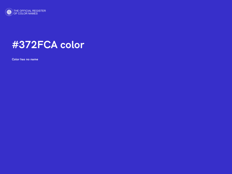 #372FCA color image
