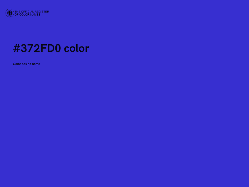 #372FD0 color image