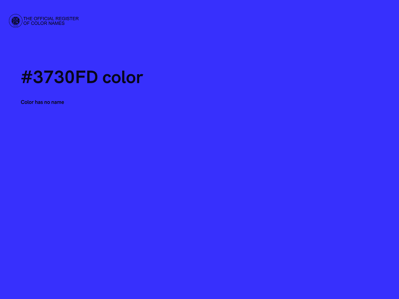 #3730FD color image