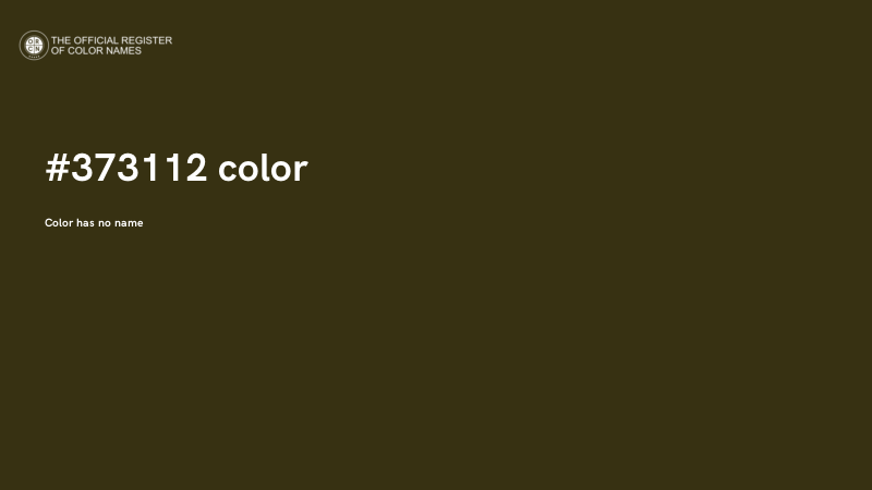 #373112 color image