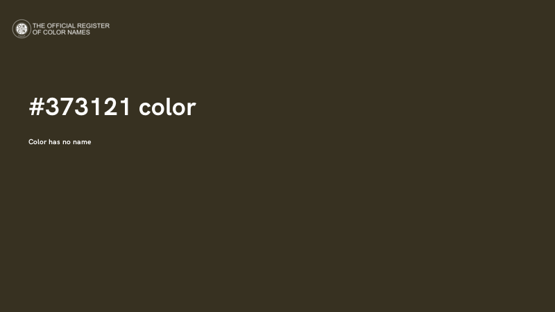 #373121 color image