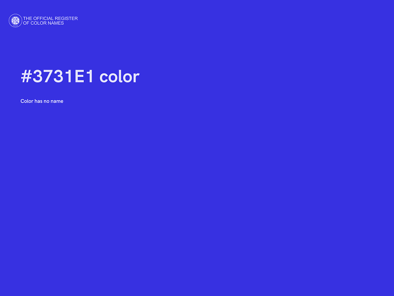 #3731E1 color image